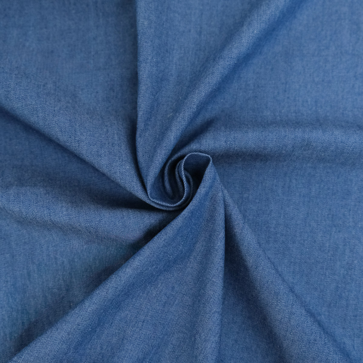 Chambray di cotone James blu indaco - Maison Klem
